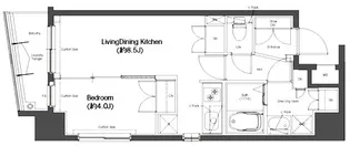 コンフォリア東池袋【11階】の間取り