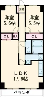 スカール新居浜【6階】の間取り
