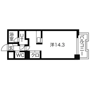 スカイパレスN18【6階】の間取り