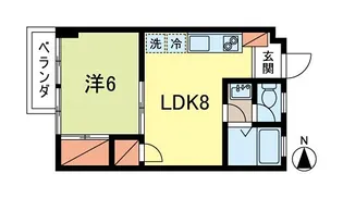 三井マンション【3階】の間取り