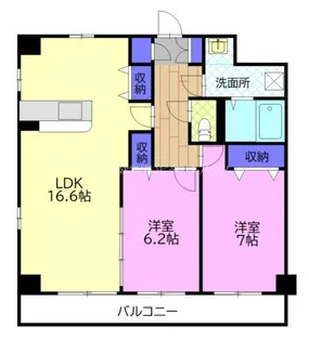 アマルフィーノグラン【8階】の間取り