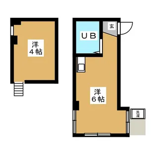 エステートエル【1階】の間取り