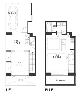 THE GRANDUO SAKURASHINMACHI【1階】の間取り