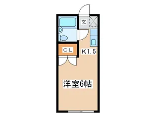 コーポ青山 町田【1階】の間取り