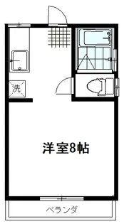 コーポ角田【2階】の間取り