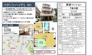 スタンツァメグミ【3階】の間取り