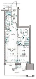 デュオステージ相模大塚【9階】の間取り