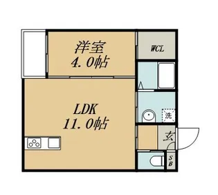 Growth T B棟【2階】の間取り