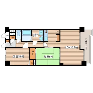 Grand Richesse【1階】の間取り