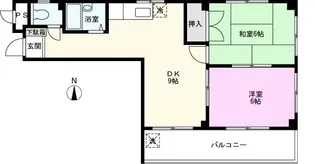 高伝ビル【2階】の間取り