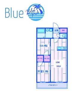 グリーングレイス【2階】の間取り