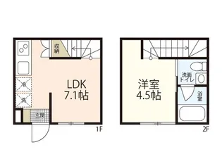 87gラ・セッテ【1階】の間取り