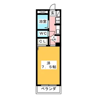 メゾンドール高木【3階】の間取り