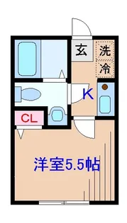 ハイム知希参番館【1階】の間取り