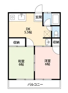 シティハイム五香【2階】の間取り
