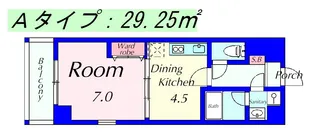 太陽プラザ南草津駅前【4階】の間取り