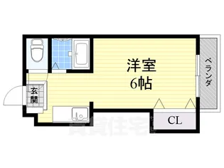 スタジオM【5階】の間取り