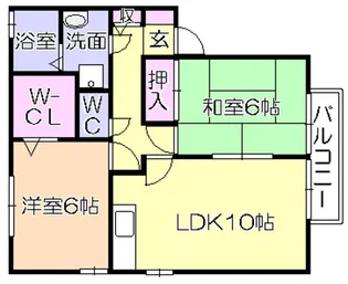 メルベーユ ドミール【2階】の間取り