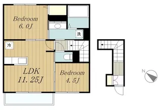 フレグランス【2階】の間取り