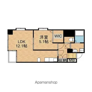 Laurel Court 田町(ローレルコート田町)【9階】の間取り
