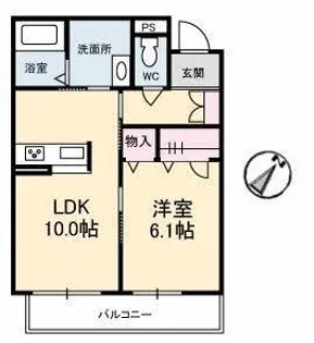 アド・グランデ幸町【2階】の間取り