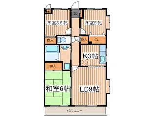 グレンツェント・ハイム相模大野【1階】の間取り