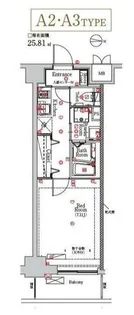 MAXIV住吉【8階】の間取り