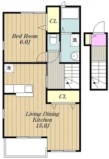 向ヶ丘 A【2階】の間取り