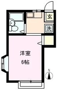 富士コーポ【2階】の間取り