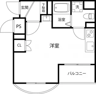 ティーズ ガーデン稲城【2階】の間取り