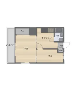 友永ビル【4階】の間取り