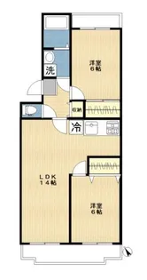 グランメール久末【2階】の間取り