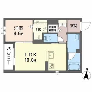 ルッソ三島【1階】の間取り