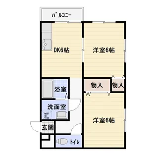 サンルミエール湘南【2階】の間取り