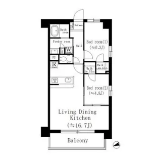 White Stork叶屋【4階】の間取り