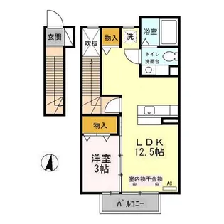 千富館 東館【2階】の間取り