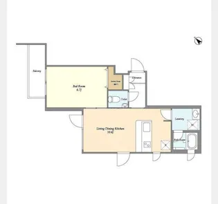 Nanpeidai HillTop House【2階】の間取り