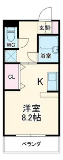 パラドール【2階】の間取り