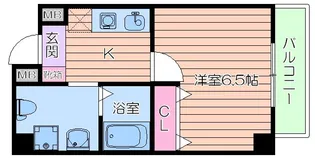 ラ・フォーレ松ヶ枝町I【7階】の間取り