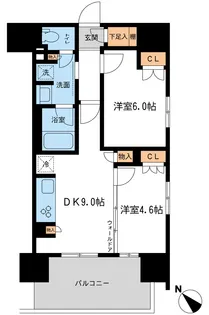 ブレス宮崎台【1階】の間取り