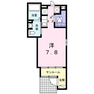 アヴニール【1階】の間取り
