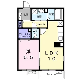 シャトーヒルズ 南館【2階】の間取り