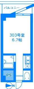 アイビービル【3階】の間取り