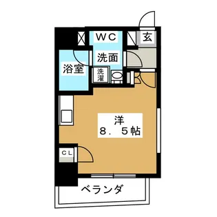 アーバン錦【9階】の間取り