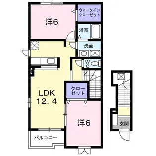 フォルテシモ【2階】の間取り