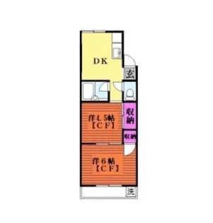 平成コーポ【2階】の間取り