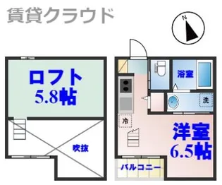 コティ【2階】の間取り