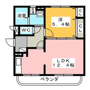ボナール丸の内【3階】の間取り