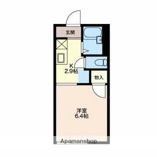 リバーサイドジュネス【1階】の間取り