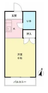 ハイツ小野路【2階】の間取り